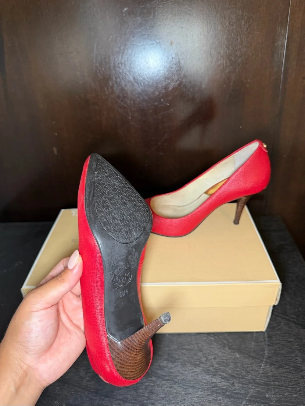 Michael Kors - Flex Red Scarlet Leather Pumps
